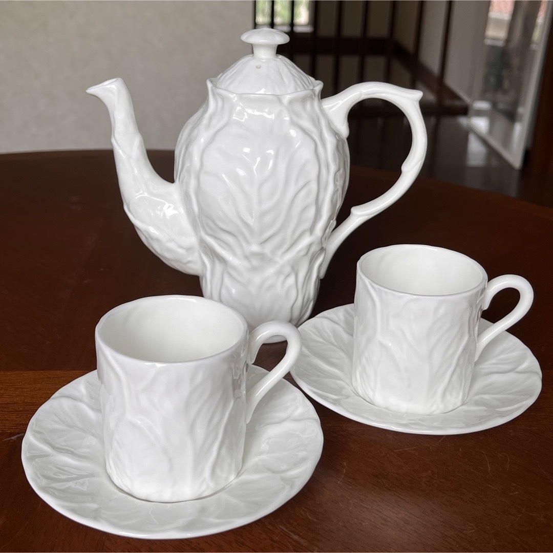 WEDGWOOD(ウェッジウッド)の【黒壺美品】ウェッジウッド★カントリーウェア★ティーセット インテリア/住まい/日用品のキッチン/食器(食器)の商品写真