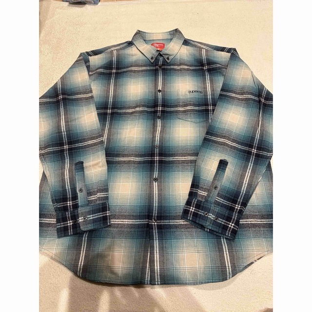 Supreme Shadow Plaid Flannel Shirt XL