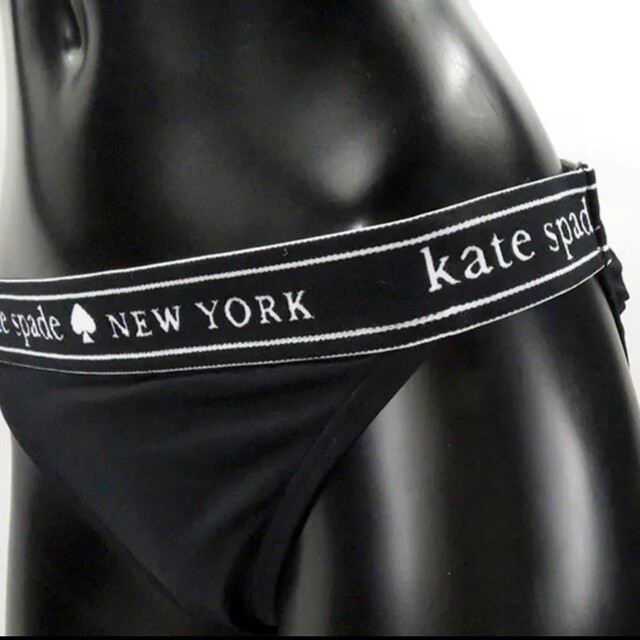 kate spade new york(ケイトスペードニューヨーク)のKate Spade　Logo Elastic Bikini Bottom レディースの水着/浴衣(水着)の商品写真
