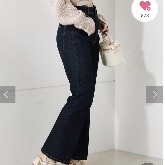 ボトムスス単品 バギーデニムフレアパンツ | www.adef.es