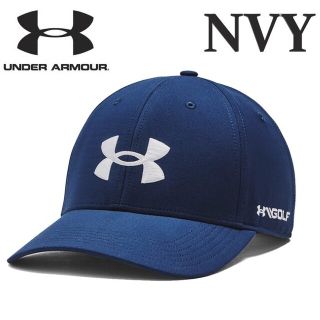 アンダーアーマー(UNDER ARMOUR)の新品 紺 アンダーアーマー ゴルフキャップ 帽子(ウエア)