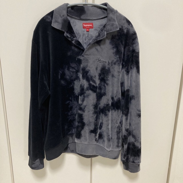 SUPREME 21SS Bleached Velour L/S Polo