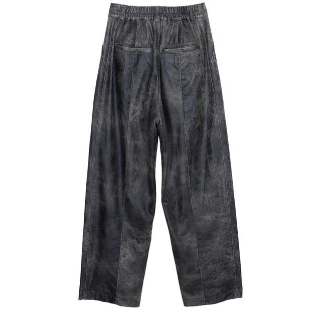 AMERIVINTAGE CRUSHED LEATHER RELAX PANTS