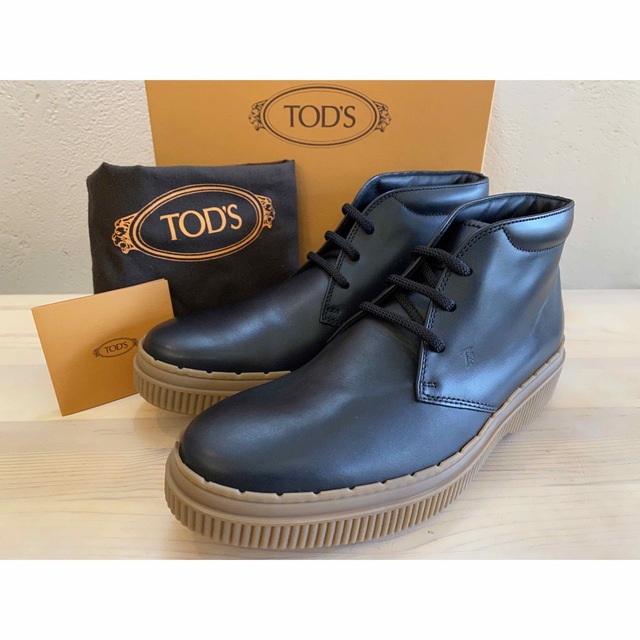 新品  TOD'S トッズ デザートブーツ ハイカットスニーカー 厚底