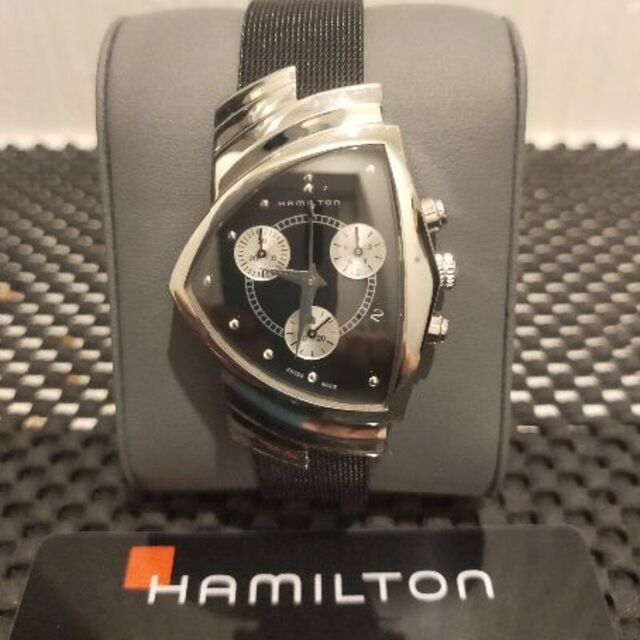 Hamilton(ハミルトン)の期間限定!! 美品!! 定価147,400円　ハミルトン ベンチュラ クロノ メンズの時計(腕時計(デジタル))の商品写真