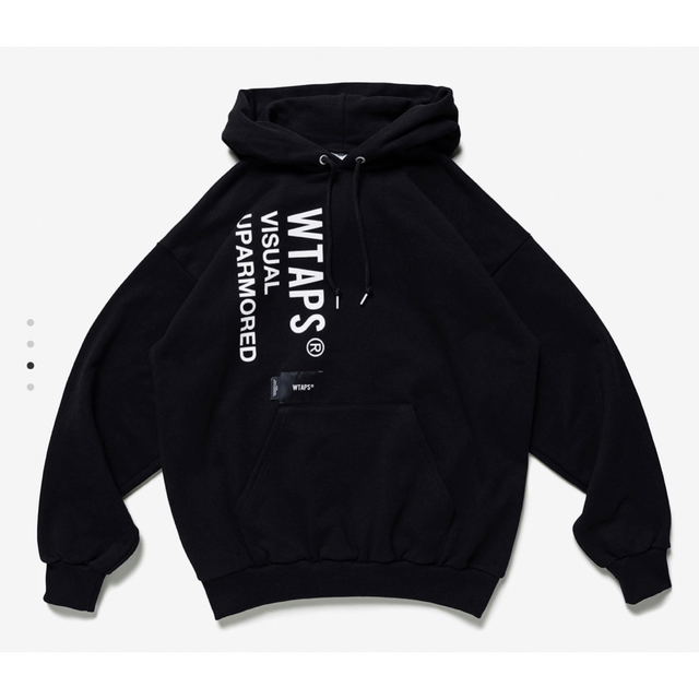 黒S WTAPS SNEAK VISUAL UPARMORED HOODY