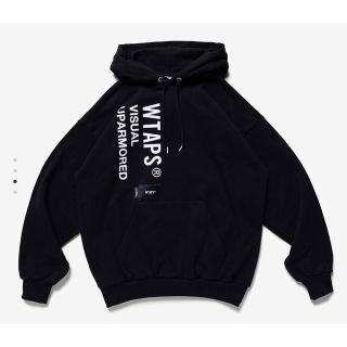 ダブルタップス(W)taps)の黒S WTAPS SNEAK VISUAL UPARMORED HOODY(パーカー)