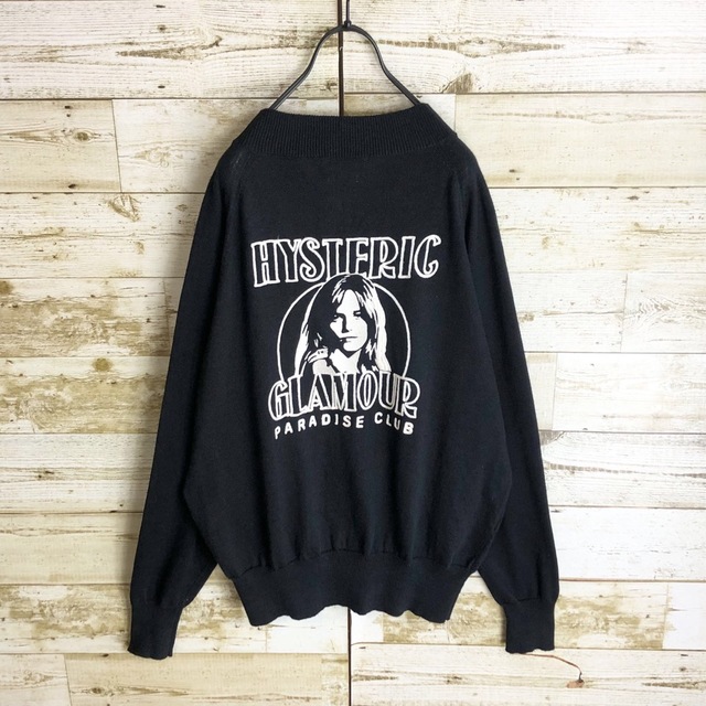 HYSTERIC GLAMOUR(ヒステリックグラマー)のhystericglamour ヒステリックグラマー 両面刺繍入り カーディガン メンズのトップス(カーディガン)の商品写真