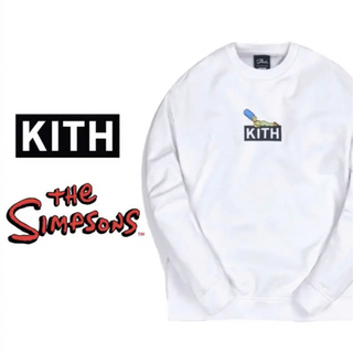 キス(KITH)のKITH × シンプソンズ　ボックスロゴ クルーネック スウェット(スウェット)