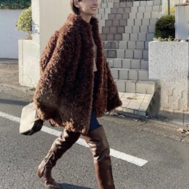 クラネCLANE CURL FUR SHORT COAT　ファーコート