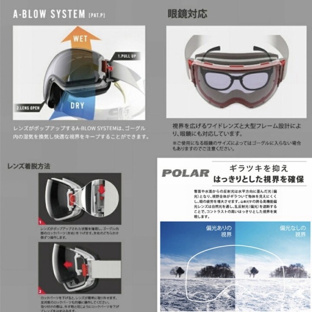 【新品未使用】SWANS リッジライン RL-MDH-PU ANTBK