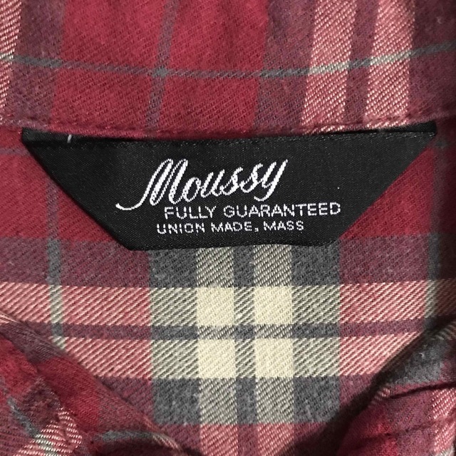 moussy(マウジー)のMOUSSY ロング チェックシャツ レディースのトップス(シャツ/ブラウス(長袖/七分))の商品写真