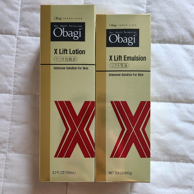 Obagi(オバジ)のObagi X リフト ローション（化粧水）とエマルジョン（乳液）のセット コスメ/美容のスキンケア/基礎化粧品(乳液/ミルク)の商品写真