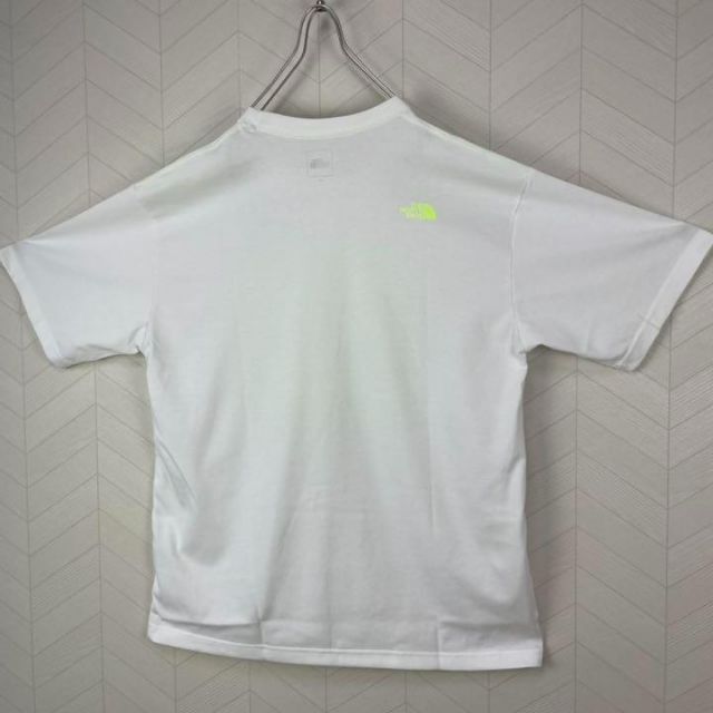 完売希少サイズ 新品 ノースフェイス Tシャツ スクエアロゴ 蛍光色 XXL