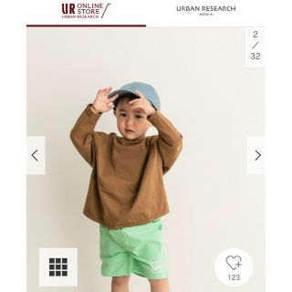 アーバンリサーチドアーズ(URBAN RESEARCH DOORS)の《アーバンリサーチドアーズ》オーガニックドルマンスリーブ　120センチ　トップス(Tシャツ/カットソー)