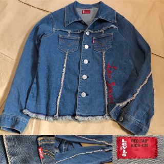 リーバイス(Levi's)のLevi’s デニム ジャケット 130 ウエスタン 刺繍 リーバイス Gジャン(ジャケット/上着)