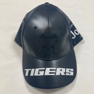 阪神タイガース　限定キャップ合皮　黒(記念品/関連グッズ)