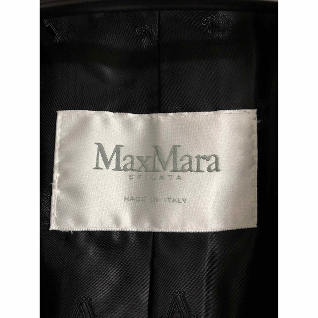 Max Mara - 美品 max mara 田丸麻紀 テディベア XS 黒 ラメ マックス 