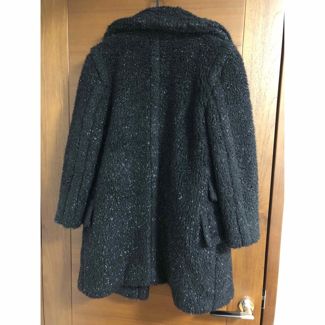 美品　max mara 田丸麻紀　テディベア　XS　黒　ラメ　マックスマーラ