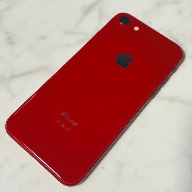 美品 アップル iPhone8 RED 64GB  アイフォン