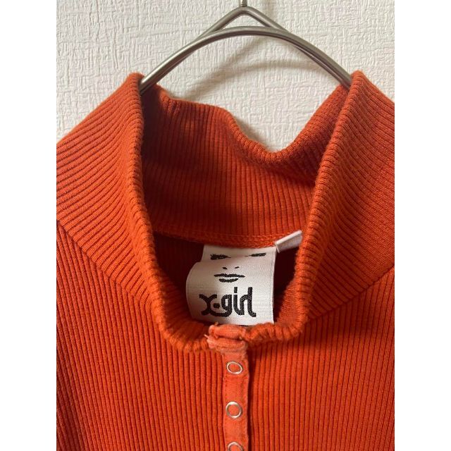 X-girl(エックスガール)のX-girl エックスガール　タートルネックカットソー　1 レディースのトップス(Tシャツ(長袖/七分))の商品写真
