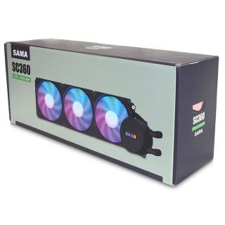 SAMA 360mmラジエーター搭載 LGA1700 AM4 5対応 簡易水冷の通販 by 竹