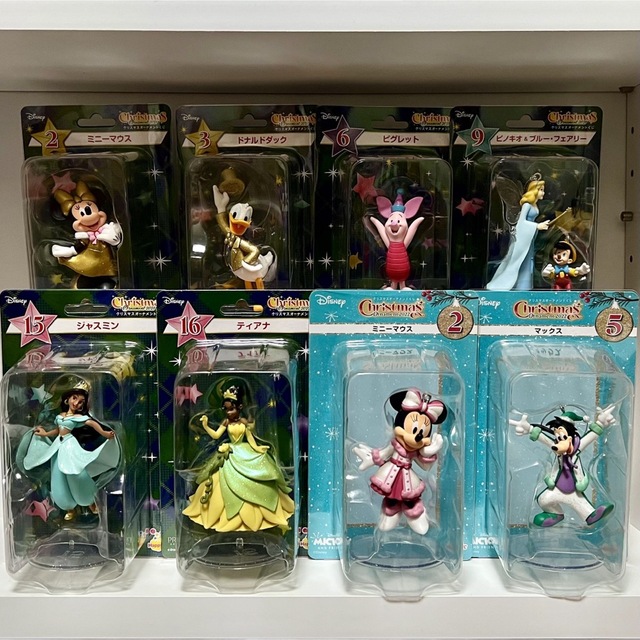 Disney(ディズニー)のバラ売り相談🌟ディズニーオーナメントくじ8個セット エンタメ/ホビーのフィギュア(アニメ/ゲーム)の商品写真