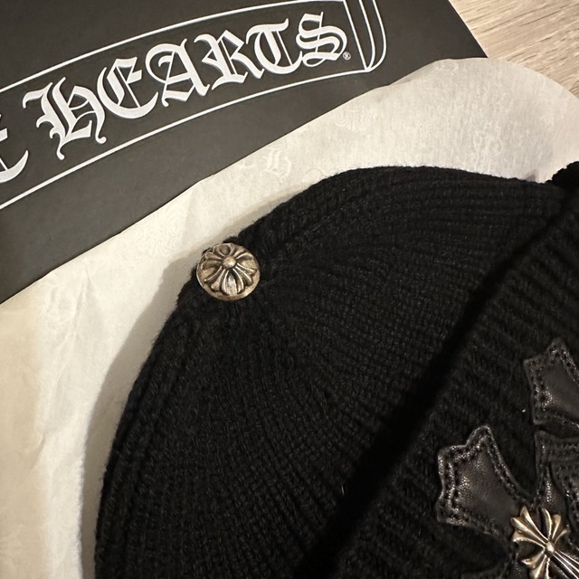 Chrome Hearts(クロムハーツ)の最終価格　新作　新品未使用　Chrome Hearts ビーニー　 メンズの帽子(ニット帽/ビーニー)の商品写真