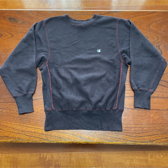 90s『champion』チャンピオン リバースウィーブ スウェット ブラック