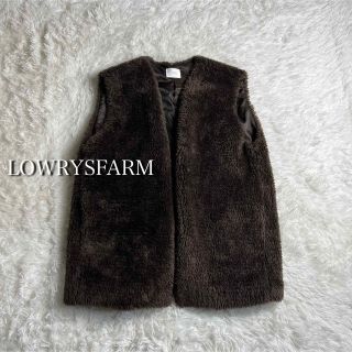 ローリーズファーム(LOWRYS FARM)のLOWRYS FARM ローリーズファーム　ファーベスト　美品　レディース(ベスト/ジレ)