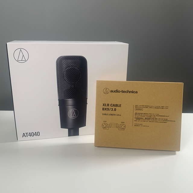 audio-technica(オーディオテクニカ)のAT4040＋BX9 セット 楽器のレコーディング/PA機器(マイク)の商品写真