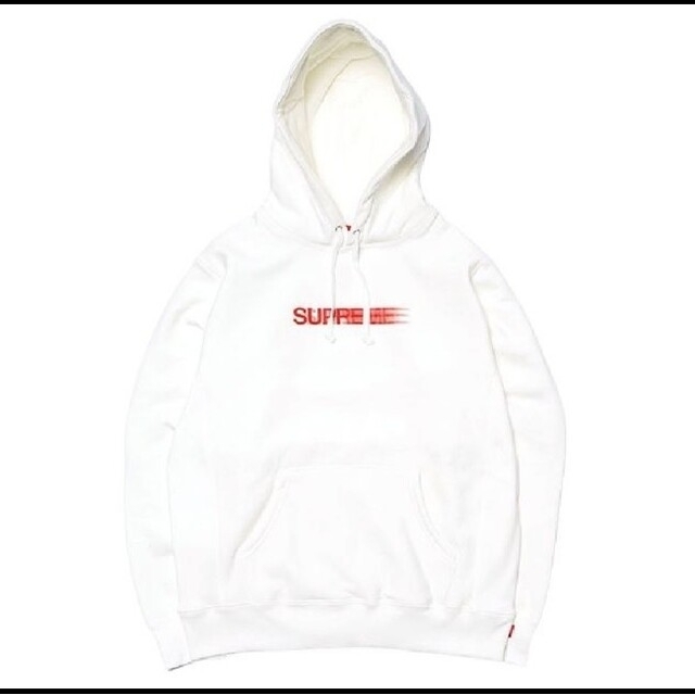 Supreme Motion Logo Hooded Sweatshirtホワイト