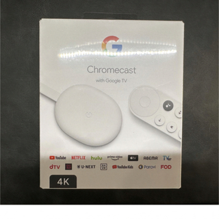 Chromecast with Google TV 4K　新品未開封品(その他)