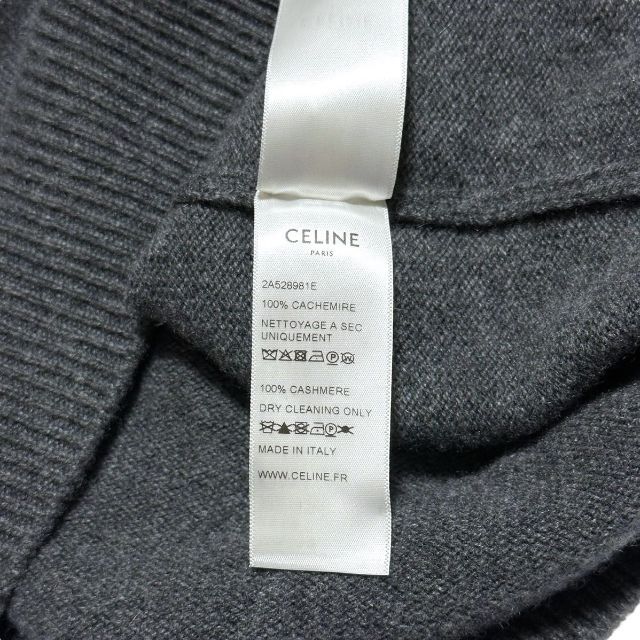 celine(セリーヌ)の【超美品】CELINE カシミヤ100% クルーネック ニット メンズのトップス(ニット/セーター)の商品写真