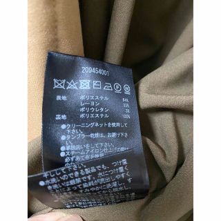 Studious タックプリーツガウンコート キャメル