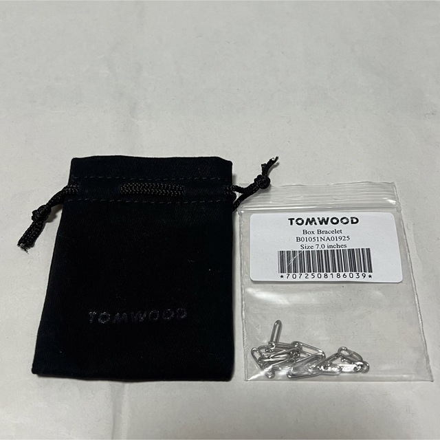 新品 TOMWOOD トムウッド ボックス チェーン ブレスレット シルバー