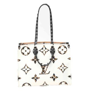 ルイヴィトン(LOUIS VUITTON)のルイヴィトン M44675 トートバッグ オレンジ/ホワイト  LOUIS VUITTON オンザゴーGM モノグラムジャングル(トートバッグ)