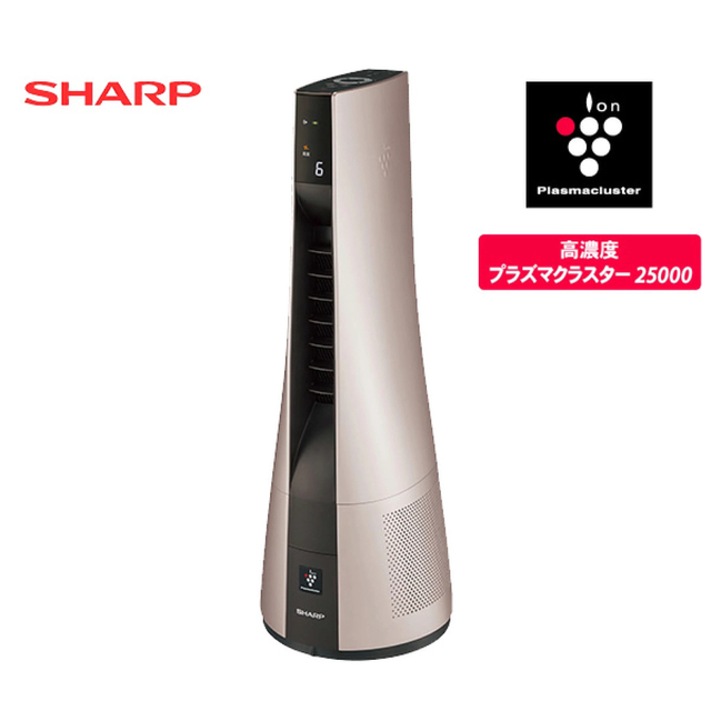 SHARP(シャープ)のシャープ　プラズマクラスタースリムイオンファン(温/冷風対応) スマホ/家電/カメラの冷暖房/空調(扇風機)の商品写真