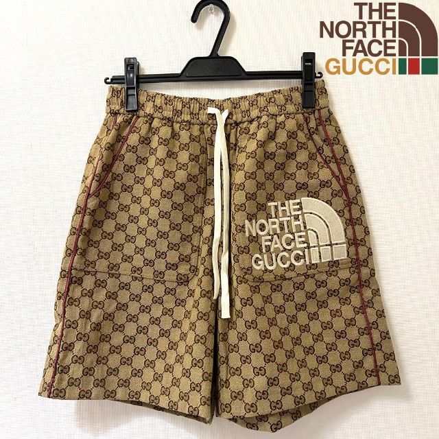 希少!!】 GUCCI THE NORTH FACE ハーフパンツ レア グッズ 完売品 M