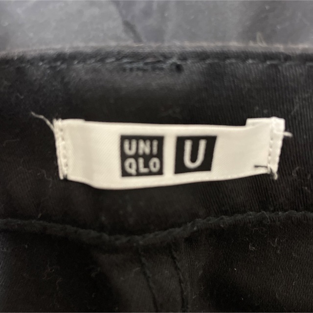 UNIQLO(ユニクロ)のUNIQLO U カーブジーンズ 黒 レディースのパンツ(デニム/ジーンズ)の商品写真