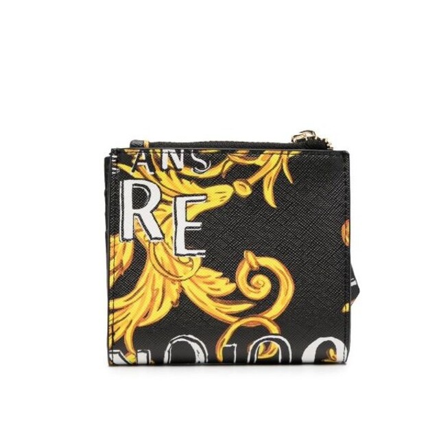 VERSACE JEANS COUTURE 折り財布 バロック ブラック