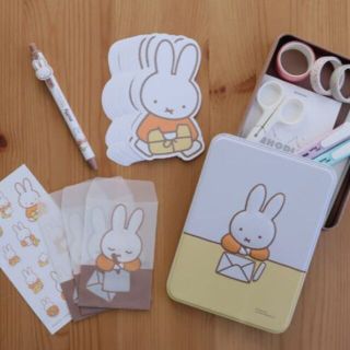 ミッフィー miffy 缶BOX入りステーショナリーセット(ペンケース/筆箱)