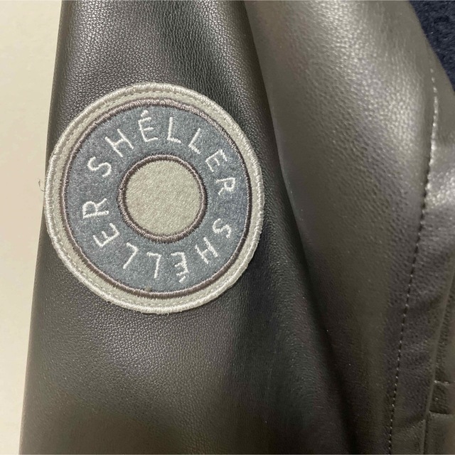 専用!Sheller レザースリーブウールブルゾン 交渉可 【送料無料