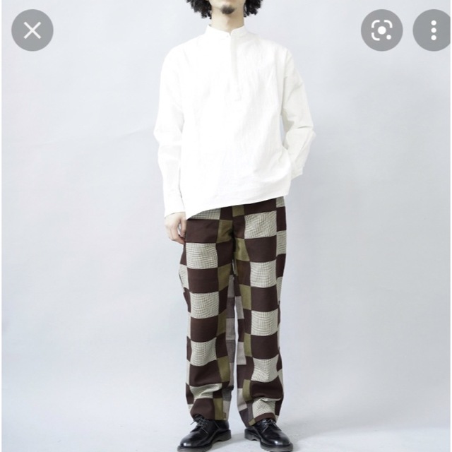 steinBODE PATCHWORK SQUARE SIDE TIE TROUSER