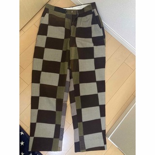 steinBODE PATCHWORK SQUARE SIDE TIE TROUSER