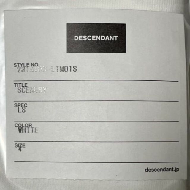 23ss DESCENDANT SCENERY LS XL ディセンダント メンズのトップス(Tシャツ/カットソー(七分/長袖))の商品写真