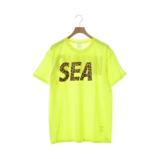 ウィンダンシー(WIND AND SEA)のWIND AND SEA ウィンダンシー Tシャツ・カットソー L 蛍光イエロー 【古着】【中古】(Tシャツ/カットソー(半袖/袖なし))