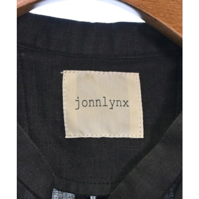 jonnlynx(ジョンリンクス)のjonnlynx ジョンリンクス ブラウス M 黒 【古着】【中古】 レディースのトップス(シャツ/ブラウス(長袖/七分))の商品写真