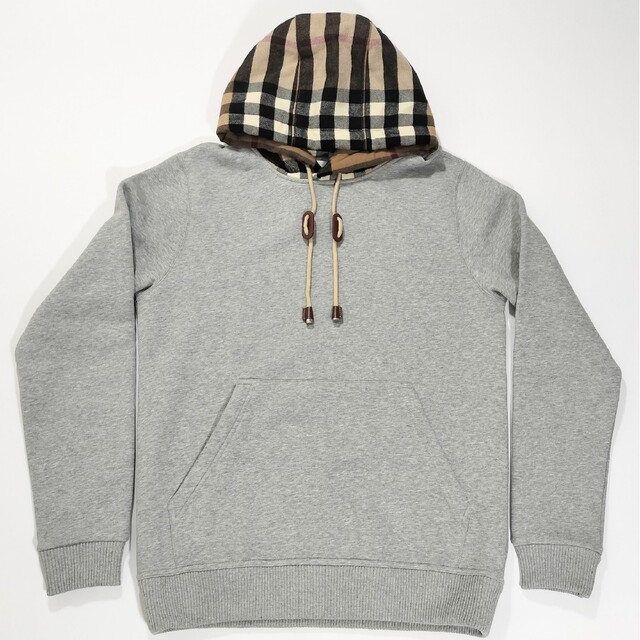 送料0円】 - BURBERRY 新品 チェック パーカーフーディ バーバリー