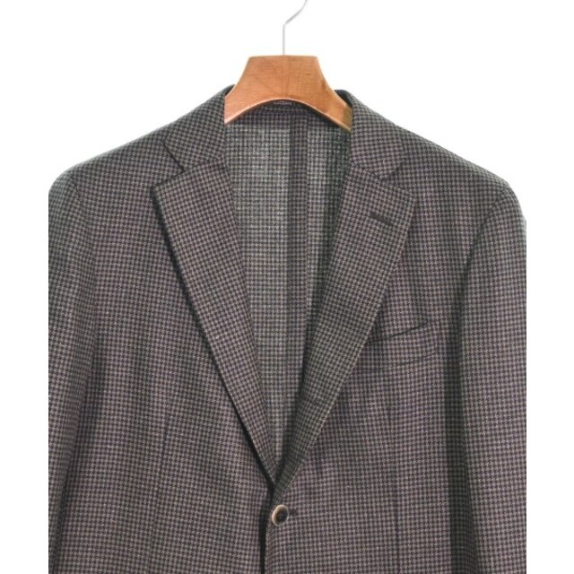 FUGATO フガート ジャケット -(M位) 茶x黒(千鳥格子) 【古着】【中古